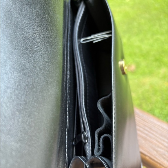 Franklin Covey Black Leather Planner / Organizer Bag - Picture 9 of 15